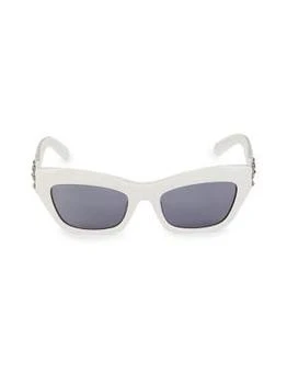 推荐55MM Rectangle Swarovski Crystal Sunglasses商品