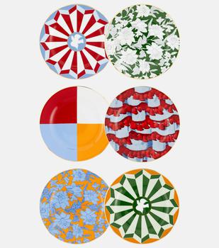商品LA DOUBLE J | Roman Holiday set of 6 dessert plates,商家MyTheresa,价格¥3989图片