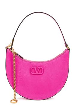 推荐Valentino Garavani VLogo Hobo mini leather shoulder bag商品