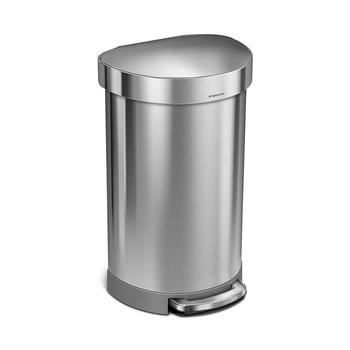 商品simplehuman | 45L Semi-Round Step Can with Liner Rim,商家Bloomingdale's,价格¥904图片