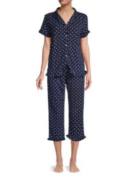 推荐Ember 2-Piece Polka Dot Pajama Set商品