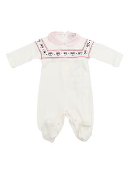 推荐Chiara Ferragni Kids Logo Tape Long Sleeved Bodysuit商品