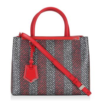 肯迪文怎么样, Fendi | Fendi 芬迪 女士红色灰色牛皮条纹小号提挎两用包 8BH253-V9X-F0P0R商品图片 满$100享9.5折, 满折