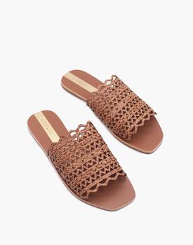 推荐KAANAS ESTELA Laser-cut Leather Sandal商品