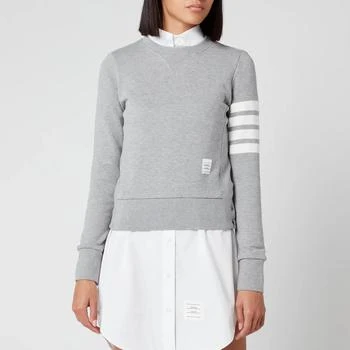推荐Thom Browne Women's 4-Bar Classic Loopback Sweatshirt商品
