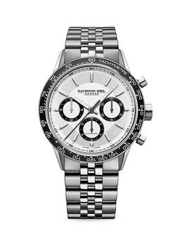 Raymond Weil | Freelancer Ladies Stainless Steel Bracelet Watch,商家Saks Fifth Avenue,价格¥28577