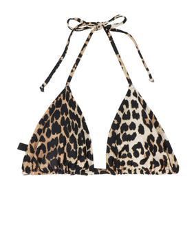 gani经典款, Ganni | 'leopard' Bikini Top商品图片 6.7折