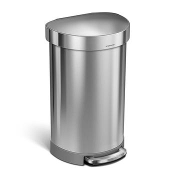 商品simplehuman | 45L Semi-Round Trash Can,商家Macy's,价格¥922图片