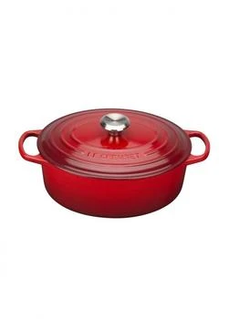 Le Creuset | Signature cast iron oval casserole 25cm cerise,商家Harvey Nichols,价格¥2489