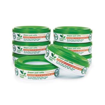 商品Munchkin | Nursery Fresh Refill Rings for Diaper Genie and Pails, 8 Pack,商家Macy's,价格¥358图片