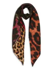 product From A Distance The Big Cat Square Scarf image