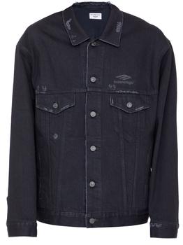 巴黎世家牛仔外套真假, Balenciaga | Black denim jacket商品图片 8.4折