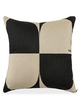 商品Viso Project | Two-Tone Patchwork Tapestry Pillow,商家Saks Fifth Avenue,价格¥869图片