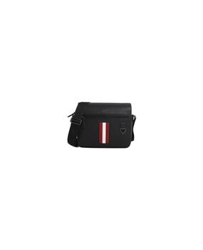 bally 包单肩包, Bally | Logo-debossed Striped Messenger Bag商品图片 