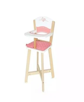 Hape | Baby Doll Pink Hearts Highchair,商家Macy's,价格¥412