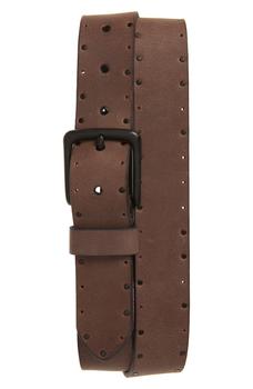 推荐Perforated & Studded Leather Belt商品