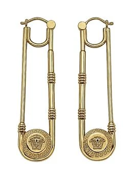 Versace | Safety Pin Earrings,商家Italist,价格¥2554