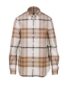 Burberry | Burberry Checked Long-Sleeved Shirt 7.6折