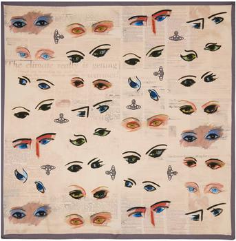 Vivienne Westwood | Beige 'Eyes' Scarf商品图片,6.7折, 独家减免邮费