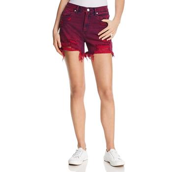 推荐[BLANKNYC] Womens Denim Cutoff High-Waist Shorts商品