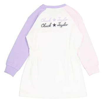 Converse | Girls Colorblock Long-Sleeve Logo Baseball Dress,商家Jomashop,价格¥172