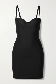SKIMS | Body Basics 塑形带钢圈吊带裙 （颜色：onyx）,商家NET-A-PORTER,价格¥861