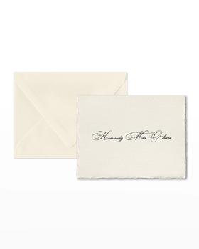 商品Simply Feather Deckle Folded Note Cards图片