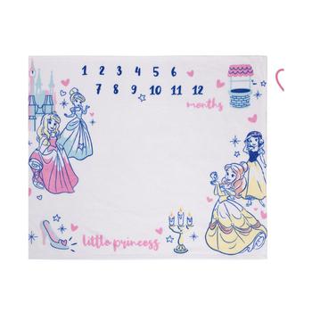 商品Disney | Princess Soft Milestone Baby Blanket Set, 2 Piece,商家Macy's,价格¥644图片