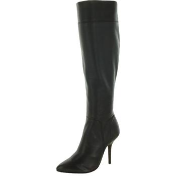 推荐Leon Max Womens Tally Leather Pointed Toe Knee-High Boots商品