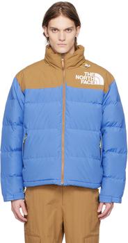 商品The North Face | Blue & Khaki '92 Low-Fi Hi-Tek Nuptse Down Jacket,商家SSENSE,价格¥3120图片