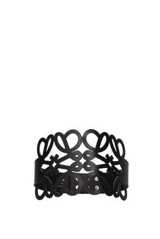 罗意威腰带, Loewe | High-waist belts Leather Black商品图片 6.5折
