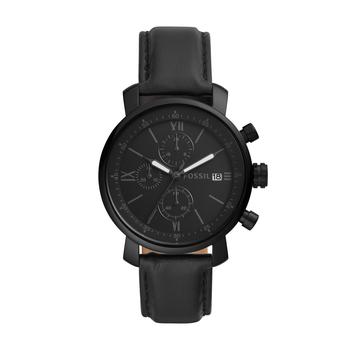 Fossil | Fossil Men's Rhett Chronograph, Black-Tone Stainless Steel Watch商品图片,3.3折