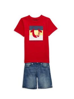 True Religion | Baby Boy's 2-Piece Tee & Shorts Set 3.3折