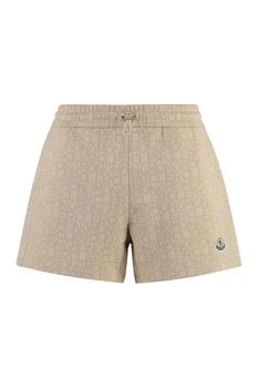 推荐Moncler Logo Patch All-Over Jacquard Shorts商品