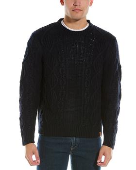 WEATHERPROOF VINTAGE Cable Top Crewneck Sweater,价格$49.95