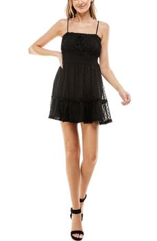 ROW A, ROW A | Clip Dot Fit & Flare Dress商品图片 