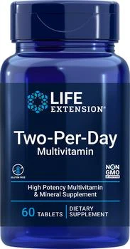 Life Extension | Life Extension Two-Per-Day Multivitamin, 60 Multivitamin tablets (60 tablets),商家Life Extension,价格¥80