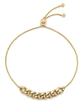 商品Zoe Chicco | 14K Yellow Gold Large Curb Chain Bolo Bracelet,商家Bloomingdale's,价格¥4918图片