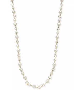 Charter Club | Crystal & Imitation Pearl Strand Necklace, 42" + 2" extender, Created for Macy's,商家Macy's,价格¥153