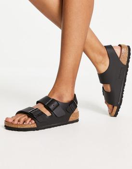 推荐Birkenstock Milano sandals in black商品