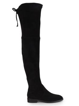 商品女式 Jocey系列 过膝靴 系带长靴 麂皮,商家Saks OFF 5TH,价格¥2190图片