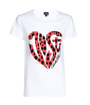 Just Cavalli | Just Cavalli Logo Printed Crewneck T-Shirt商品图片,6.2折