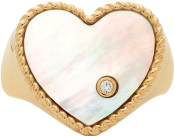 商品金色 Coeur 珍珠戒指图片