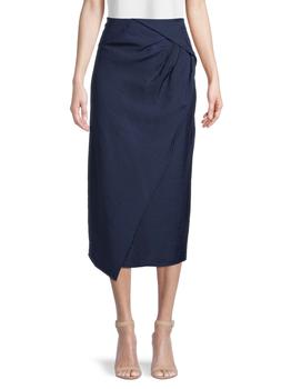 Vince, Vince | Asymmetric Drape Midi Skirt商品图片 2.2折起
