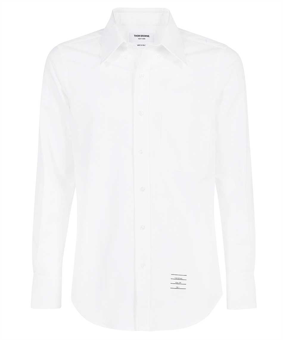 thom browne衬衫新款, Thom Browne | THOM BROWNE 男士白色棉质长袖衬衫 MWL272A-10068-100商品图片 独家减免邮费