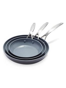 商品Greenpan | Valencia Pro 3-Piece Frying Pan Set,商家Saks Fifth Avenue,价格¥1074图片