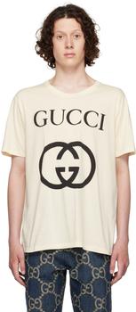 Gucci | Off-White Cotton T-Shirt商品图片,