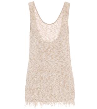 推荐Cotton-blend knit tank top商品