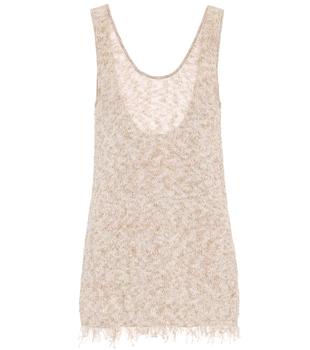 推荐Cotton-blend knit tank top商品