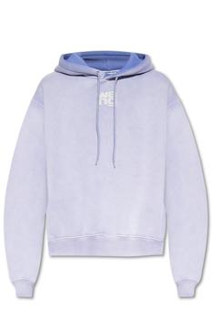 Alexander Wang | Alexander Wang Logo-Printed Drawstring Hoodie商品图片,8.9折